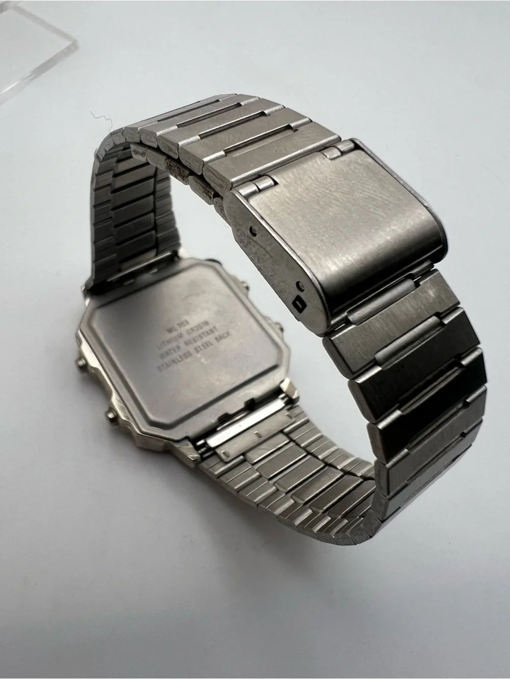 LOTTOWATCH calendar Stainless Steel Digital Watch - Silver